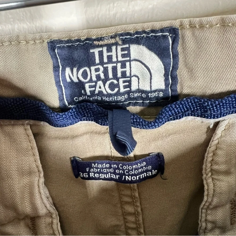 The North Face Men’s Khaki Tan Cotton Casual Shorts Size 36 Regular